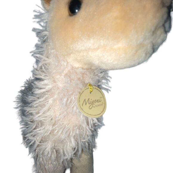 Aurora Miyoni Llama Alpaca Plush Stuffed Animal 12" Nursery Decor Shower Gift - Picture 4 of 10